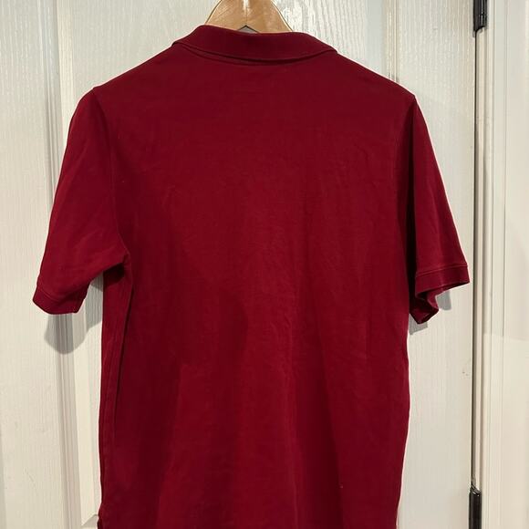 Lands' End Red Polo Classic Knit Short Sleeve Kids XL 18-20 - Picture 3 of 3